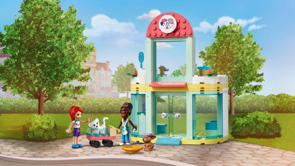 LEGO® LEGO® Friends 41695 Tierklinik Konstruktionsspielsteine, (111 St)