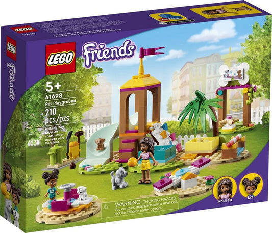 LEGO® LEGO® Friends 41698 Tierspielplatz Konstruktionsspielsteine, (210 St)
