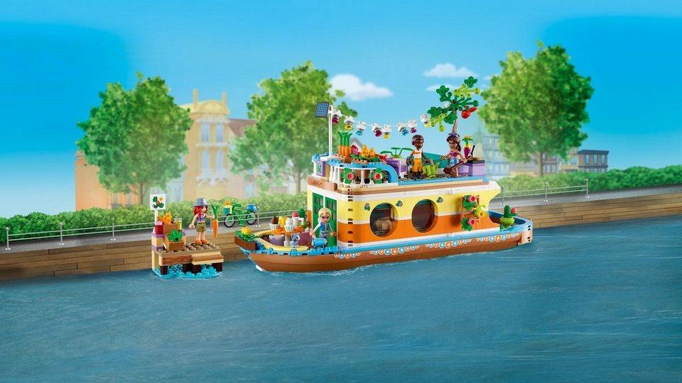 LEGO® LEGO® Friends 41702 Hausboot Konstruktionsspielsteine, (737 St)