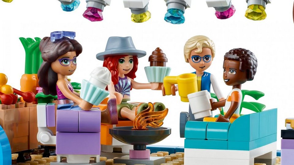 LEGO® LEGO® Friends 41702 Hausboot Konstruktionsspielsteine, (737 St)