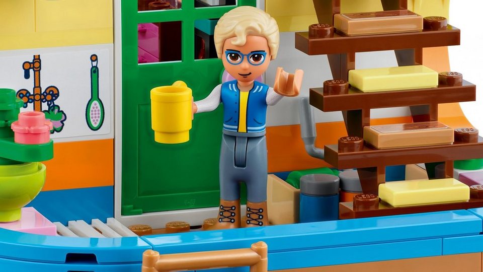 LEGO® LEGO® Friends 41702 Hausboot Konstruktionsspielsteine, (737 St)