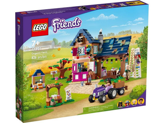 LEGO® LEGO® Friends 41721 Bio-Bauernhof Konstruktionsspielsteine, (826 St)