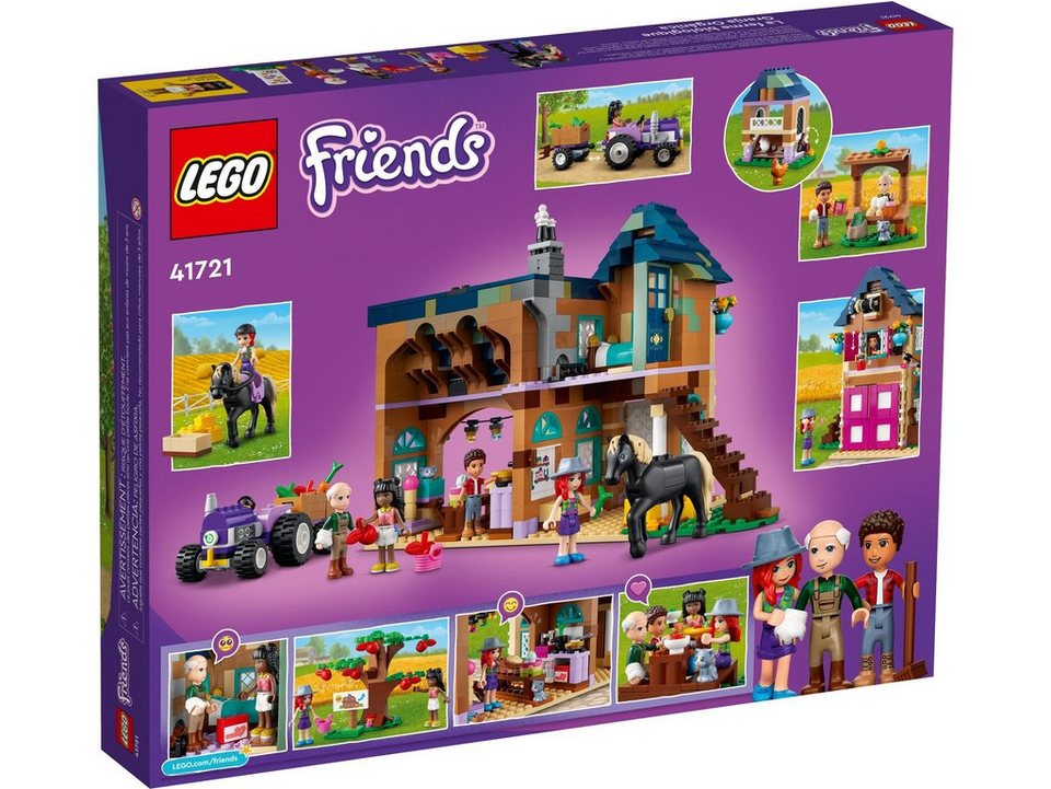 LEGO® LEGO® Friends 41721 Bio-Bauernhof Konstruktionsspielsteine, (826 St)