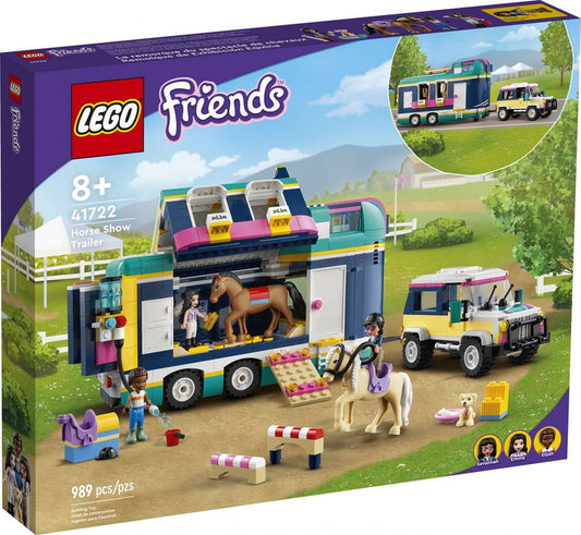 LEGO® LEGO® Friends 41722 Pferdeanhänger Konstruktionsspielsteine, (989 St)