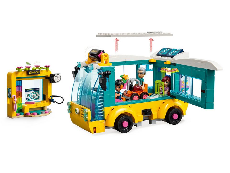 LEGO® LEGO® Friends 41759 Heartlake City Stadtbus Konstruktionsspielsteine, (480 St)