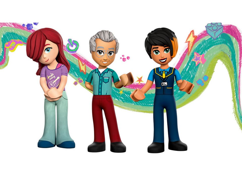 LEGO® LEGO® Friends 41759 Heartlake City Stadtbus Konstruktionsspielsteine, (480 St)