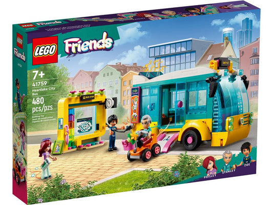 LEGO® LEGO® Friends 41759 Heartlake City Stadtbus Konstruktionsspielsteine, (480 St)