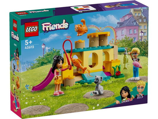 LEGO® LEGO® Friends 42612 Abenteuer auf dem Katzenspielplatz Konstruktionsspielsteine, (87 St)