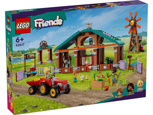 LEGO® LEGO® Friends 42617 Auffangstation für Farmtiere Konstruktionsspielsteine, (489 St)