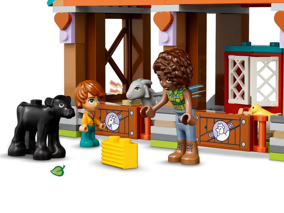 LEGO® LEGO® Friends 42617 Auffangstation für Farmtiere Konstruktionsspielsteine, (489 St)