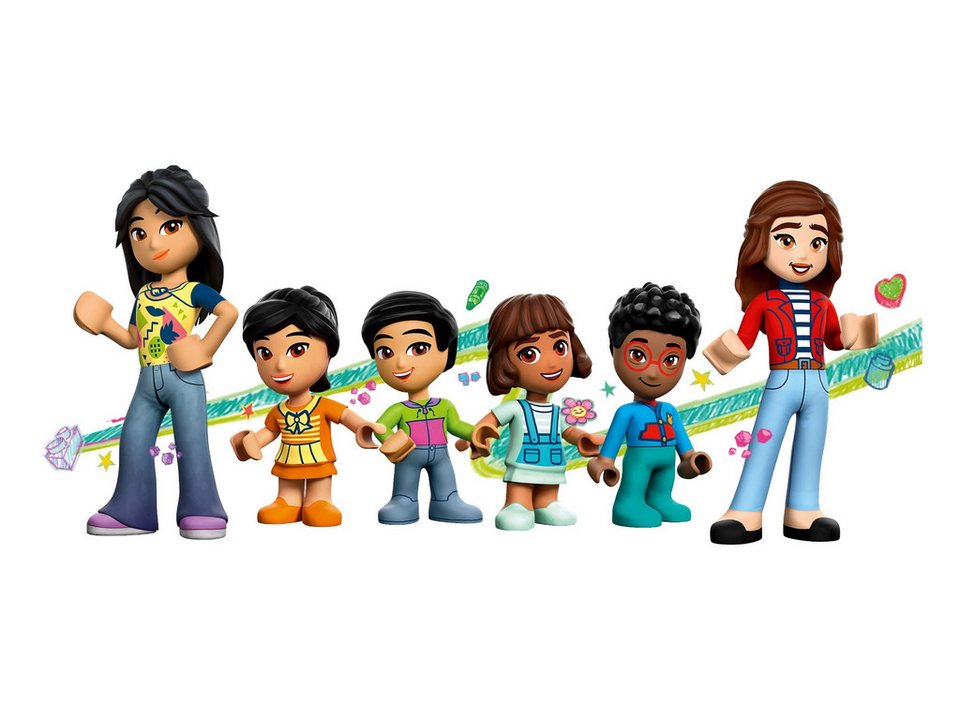 LEGO® LEGO® Friends 42636 Heartlake City Kindergarten Konstruktionsspielsteine, (239 St)