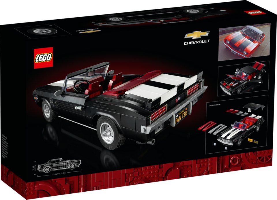 LEGO® LEGO® Icons: 10304 - Chevrolet Camaro Z28 - EOL 2024 Konstruktionsspielsteine, (Set)