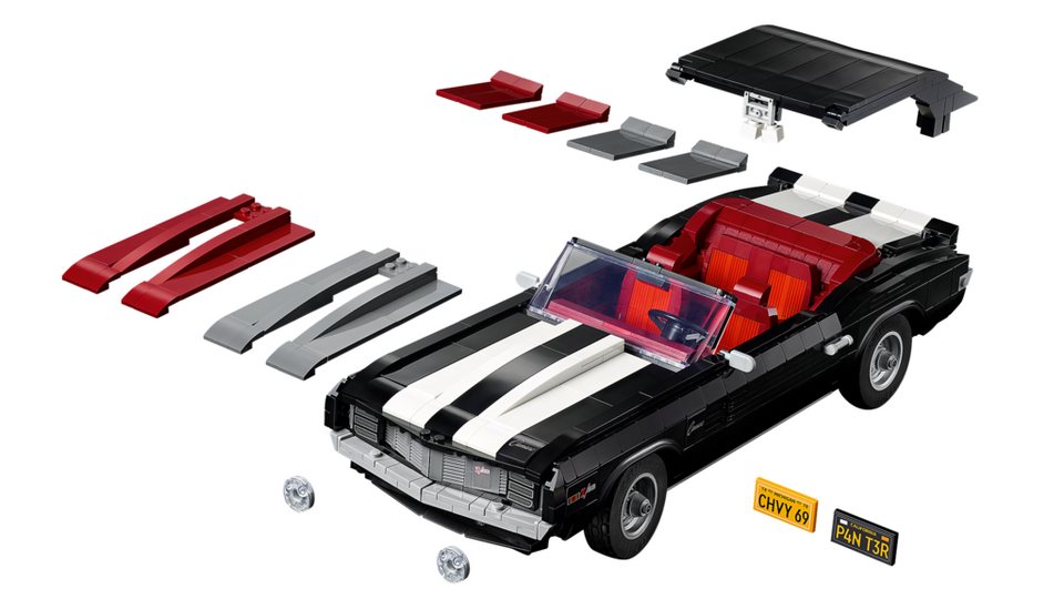 LEGO® LEGO® Icons: 10304 - Chevrolet Camaro Z28 - EOL 2024 Konstruktionsspielsteine, (Set)