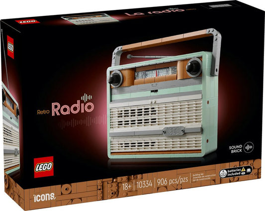 LEGO® LEGO® Icons 10334 Retro-Kofferradio Konstruktionsspielsteine
