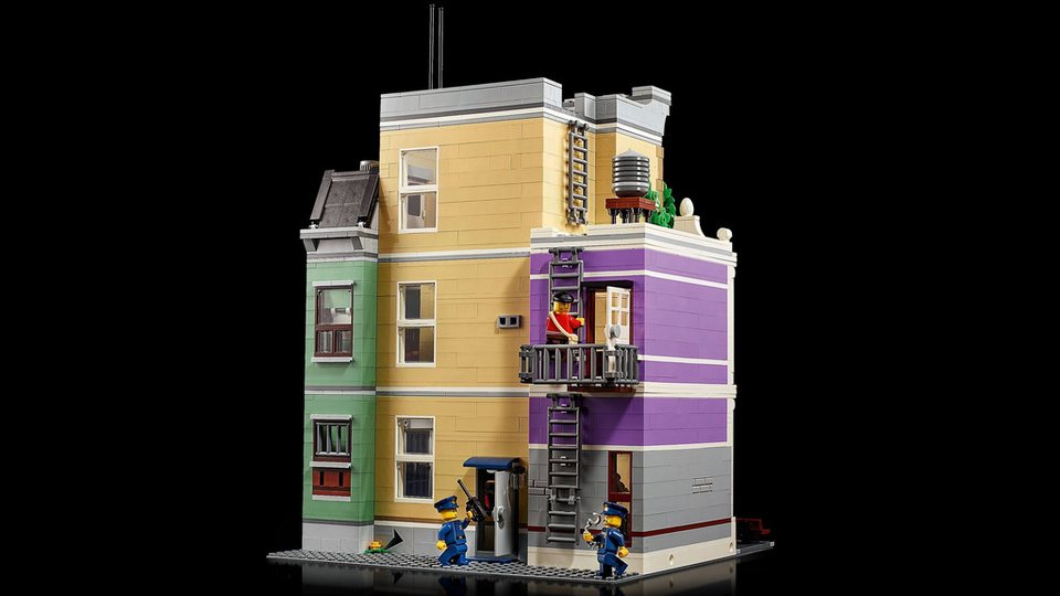 LEGO® LEGO® Icons Creator Expert Polizeistation - 10278 NEU! Teile 2923x Spielbausteine, (Bausteine, 2923 St., Kreativ-Set), Made in Europe