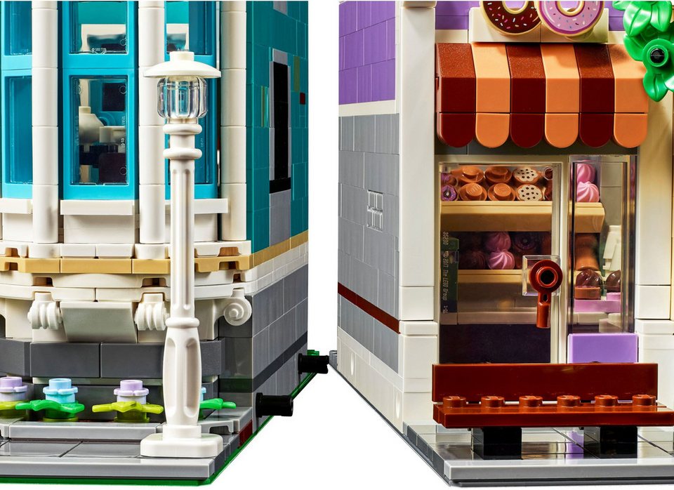 LEGO® LEGO® Icons Creator Expert Polizeistation - 10278 NEU! Teile 2923x Spielbausteine, (Bausteine, 2923 St., Kreativ-Set), Made in Europe