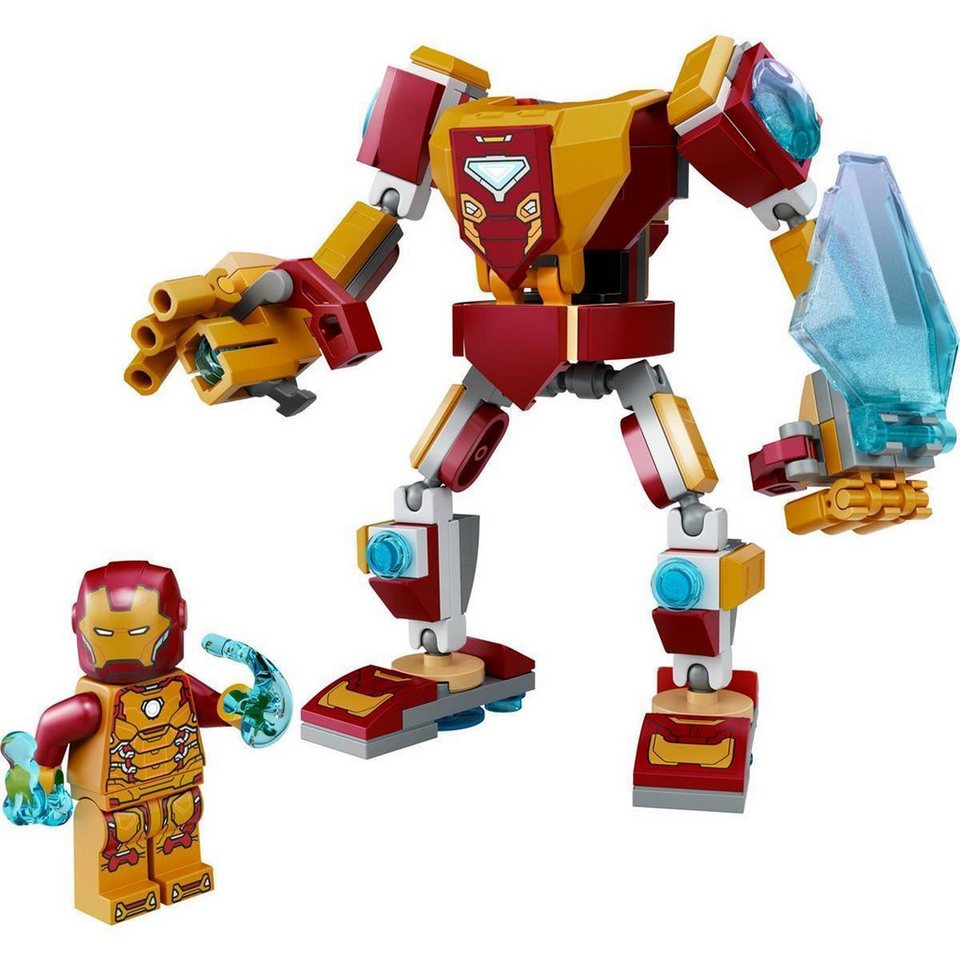 LEGO® LEGO® Marvel Super Heroes: 76203 - Iron Man Mech - EOL 2022 Konstruktionsspielsteine, (Set)
