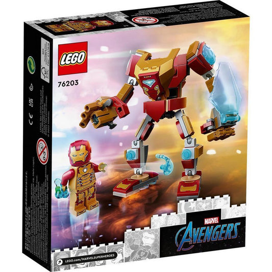 LEGO® LEGO® Marvel Super Heroes: 76203 - Iron Man Mech - EOL 2022 Konstruktionsspielsteine, (Set)