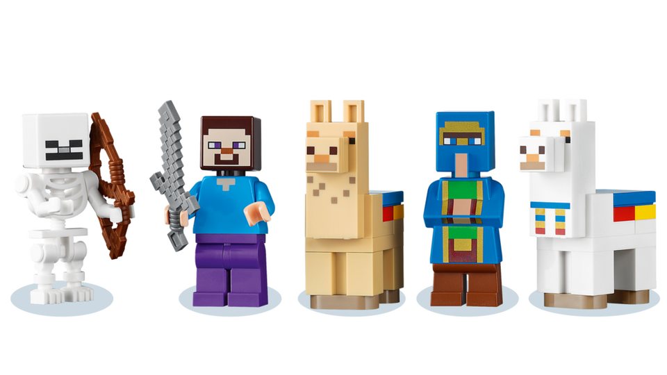LEGO® LEGO® Minecraft: 21167 - Der Handelsplatz - EOL 2022 Konstruktionsspielsteine, (Set)