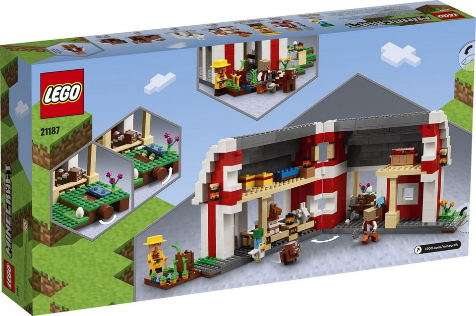 LEGO® LEGO® Minecraft 21187 Die rote Scheune Konstruktions-Spielset