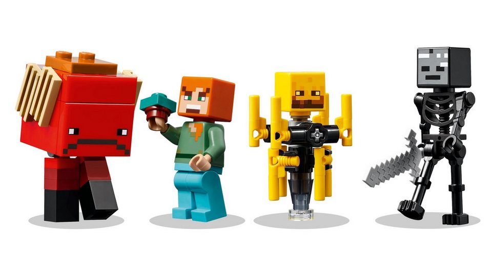 LEGO® LEGO® Minecraft Das Lava-Duell im Nether - 21266 NEU! Teile 99x Spielbausteine, (Bausteine, 99 St., Kreativ-Set), Made in Europe