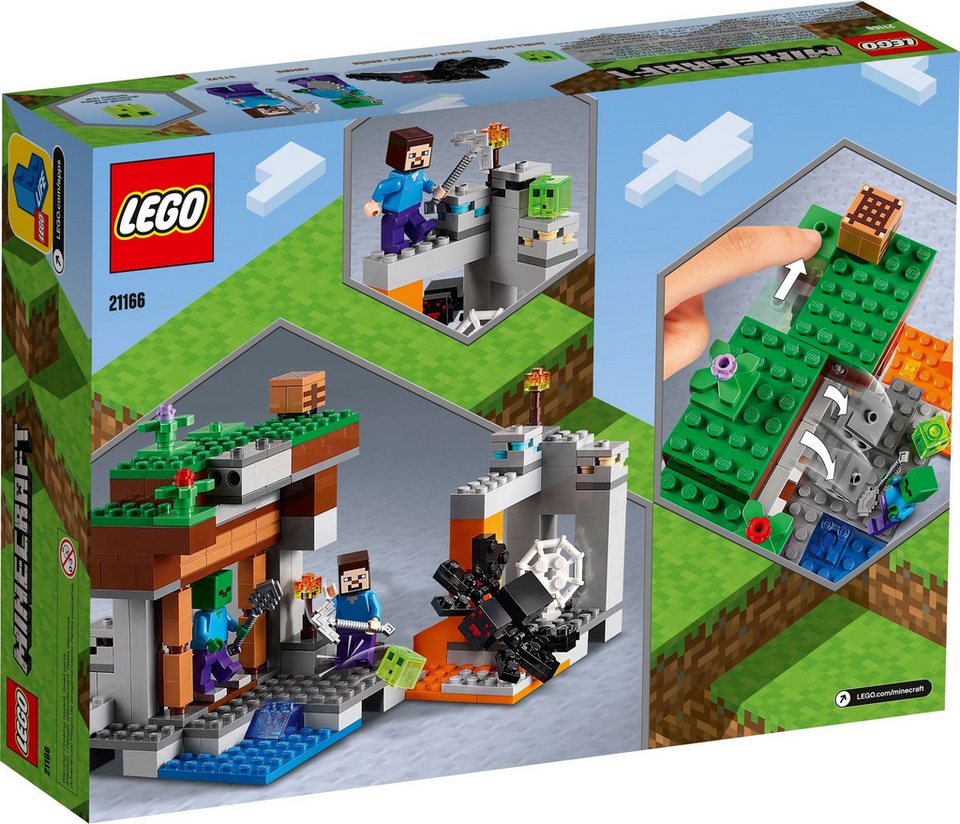 LEGO® LEGO® Minecraft Die verlassene Mine - 21166 NEU! Teile 248x Spielbausteine, (Bausteine, 248 St., Kreativ-Set), Made in Europe