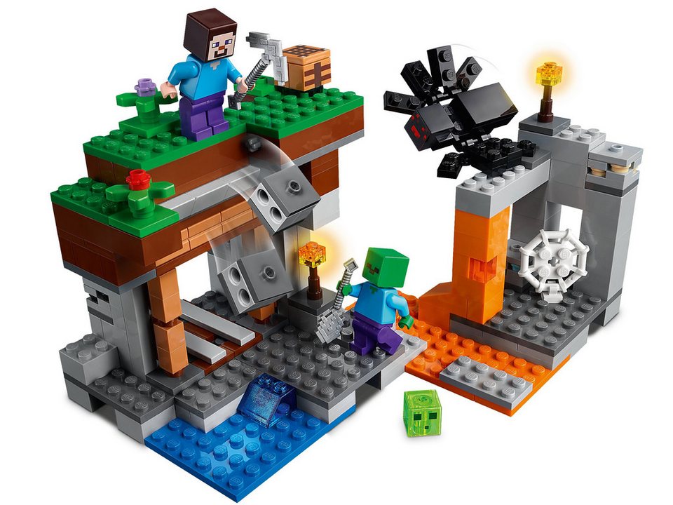 LEGO® LEGO® Minecraft Die verlassene Mine - 21166 NEU! Teile 248x Spielbausteine, (Bausteine, 248 St., Kreativ-Set), Made in Europe