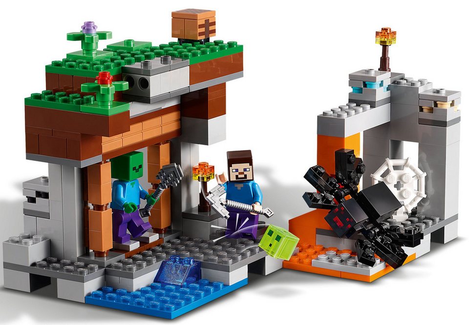 LEGO® LEGO® Minecraft Die verlassene Mine - 21166 NEU! Teile 248x Spielbausteine, (Bausteine, 248 St., Kreativ-Set), Made in Europe