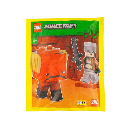 LEGO® LEGO® Minecraft® Nether-Held mit Schreiter - 662402 Menge 1x Spielbausteine, (Bausteine, 1 St., Kreativ-Set), Made in Europe