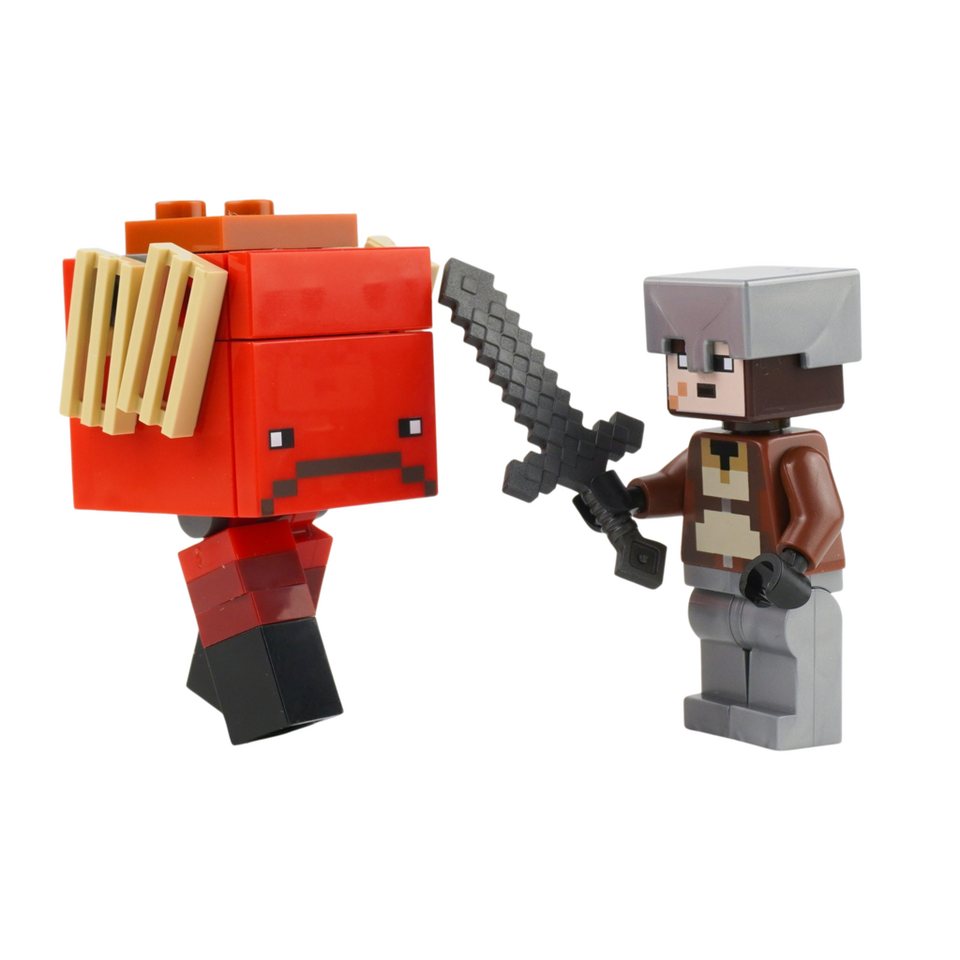 LEGO® LEGO® Minecraft® Nether-Held mit Schreiter - 662402 Menge 1x Spielbausteine, (Bausteine, 1 St., Kreativ-Set), Made in Europe