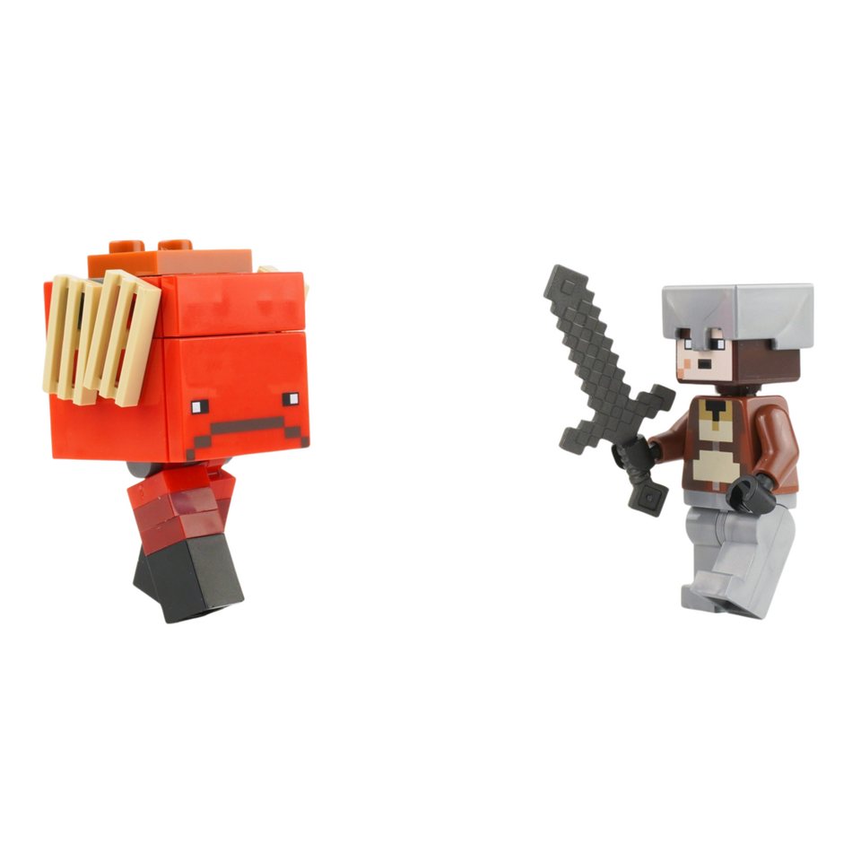 LEGO® LEGO® Minecraft® Nether-Held mit Schreiter - 662402 Menge 1x Spielbausteine, (Bausteine, 1 St., Kreativ-Set), Made in Europe