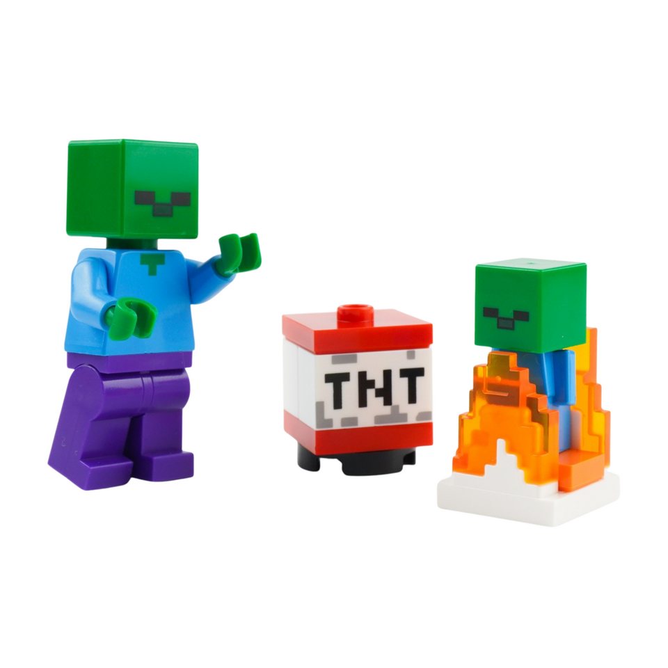 LEGO® LEGO® Minecraft® Zombie und Baby Zombie + TNT - 662403 Menge 1x Spielbausteine, (Bausteine, 1 St., Kreativ-Set), Made in Europe