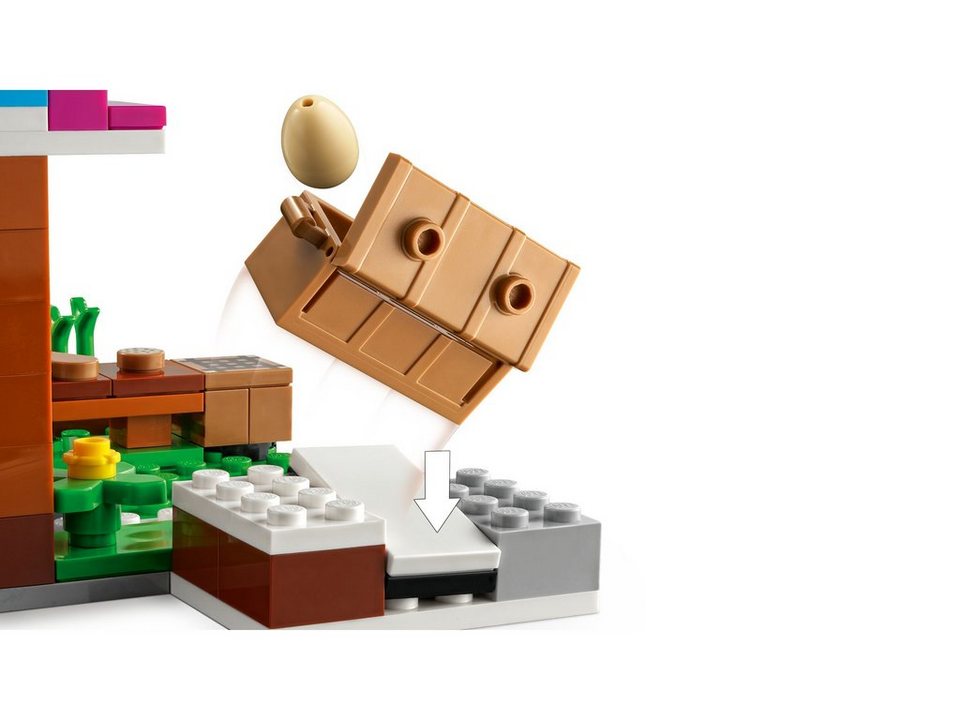 LEGO® LEGO® Minecraft™ 21184 Die Bäckerei Konstruktionsspielsteine, (154 St)