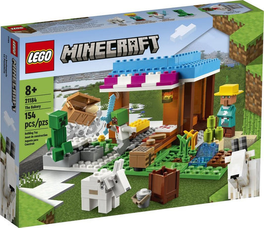 LEGO® LEGO® Minecraft™ 21184 Die Bäckerei Konstruktionsspielsteine, (154 St)