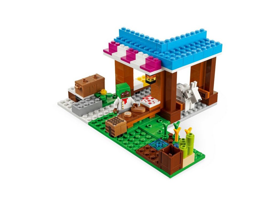 LEGO® LEGO® Minecraft™ 21184 Die Bäckerei Konstruktionsspielsteine, (154 St)