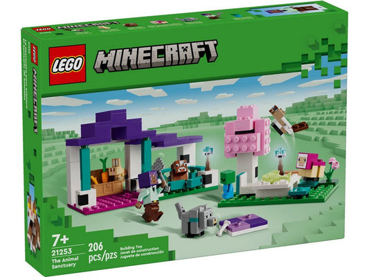 LEGO® LEGO® Minecraft™ 21253 Das Tierheim Konstruktionsspielsteine, (206 St)