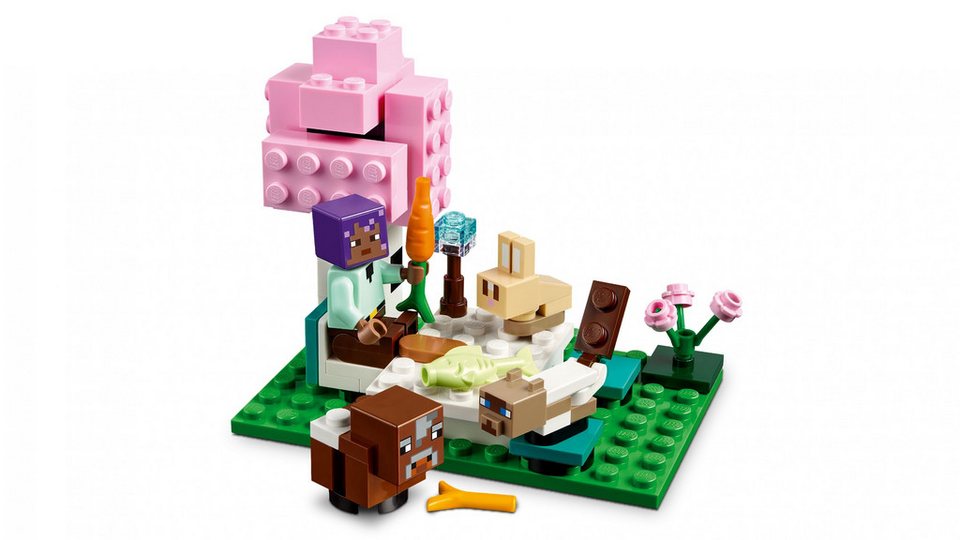 LEGO® LEGO® Minecraft™ 21253 Das Tierheim Konstruktionsspielsteine, (206 St)