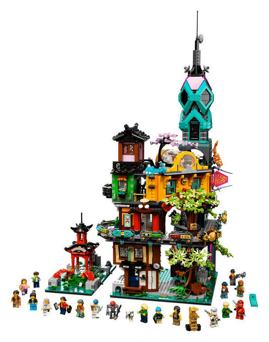 LEGO® LEGO® Ninjago: 71741 - Die Gärten von Ninjago City - EOL 2024 Konstruktionsspielsteine, (Set)