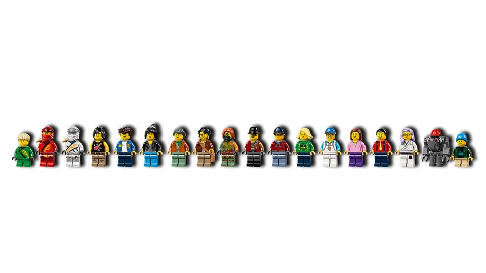 LEGO® LEGO® Ninjago: 71741 - Die Gärten von Ninjago City - EOL 2024 Konstruktionsspielsteine, (Set)
