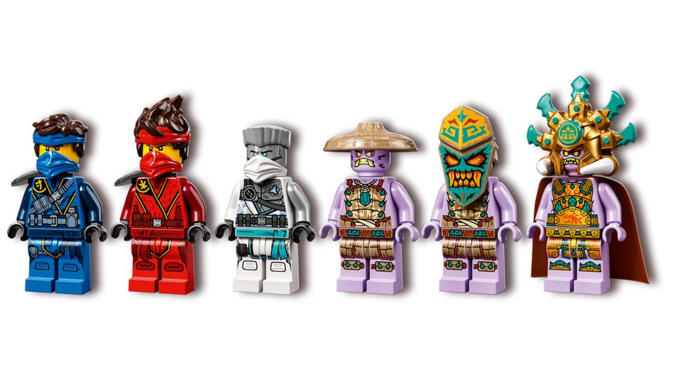 LEGO® LEGO® Ninjago: 71748 - Duell der Katamarane - EOL 2022 Konstruktionsspielsteine, (Set)