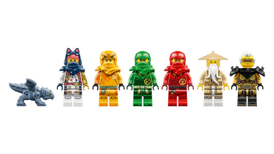LEGO® LEGO® Ninjago: 71797 - Ninja-Flugsegler im Wettlauf mit der Zeit Konstruktionsspielsteine, (Set)