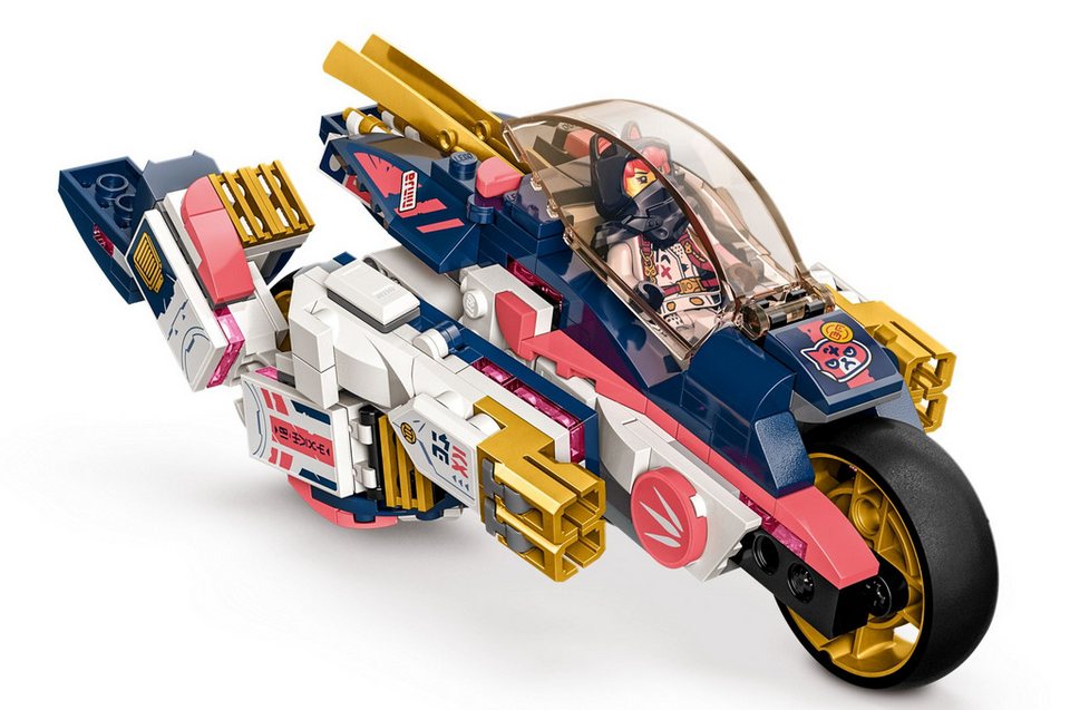 LEGO® LEGO® NINJAGO® 71792 Soras Mech-Bike Konstruktionsspielsteine, (384 St)