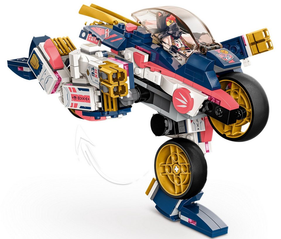 LEGO® LEGO® NINJAGO® 71792 Soras Mech-Bike Konstruktionsspielsteine, (384 St)