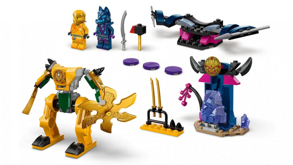 LEGO® LEGO® NINJAGO® 71804 Arins Battle Mech Konstruktionsspielsteine, (104 St)