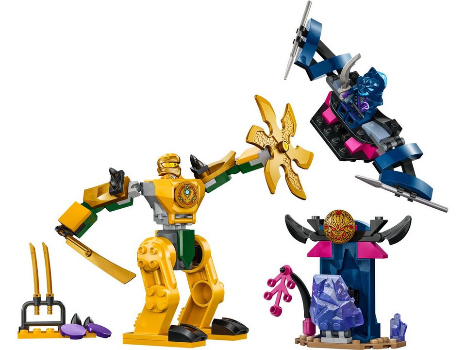 LEGO® LEGO® NINJAGO® 71804 Arins Battle Mech Konstruktionsspielsteine, (104 St)