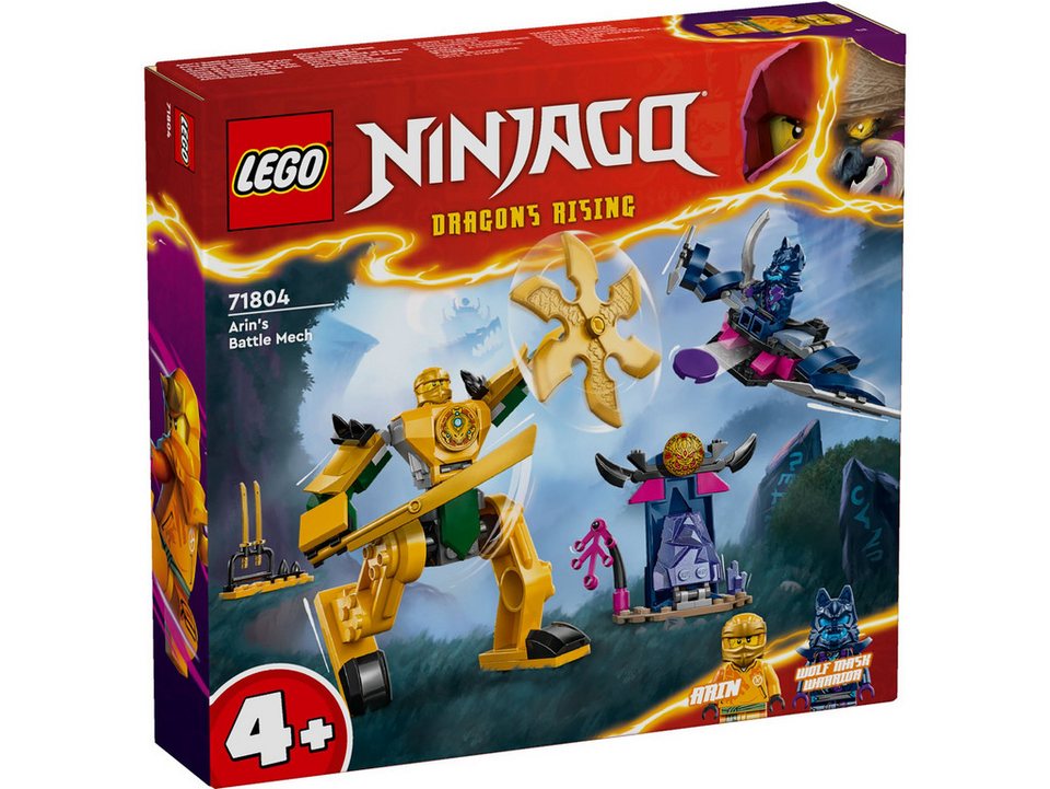 LEGO® LEGO® NINJAGO® 71804 Arins Battle Mech Konstruktionsspielsteine, (104 St)