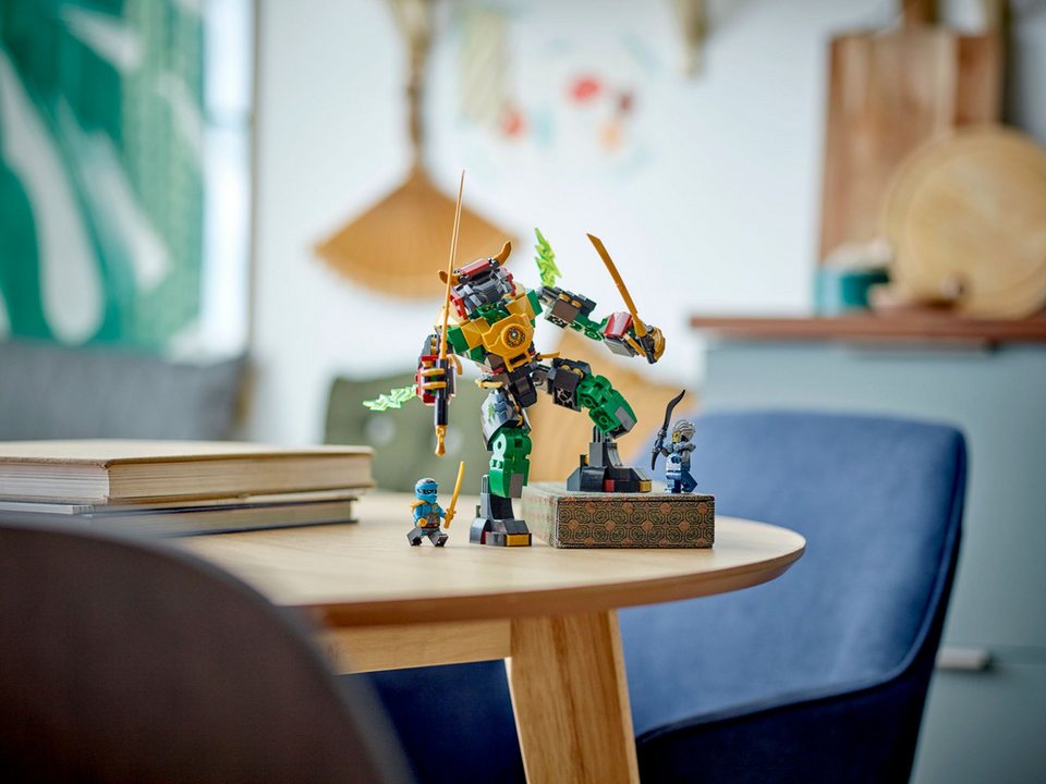 LEGO® LEGO® NINJAGO® 71817 Lloyds Elementarkraft-Mech Konstruktionsspielsteine, (253 St)