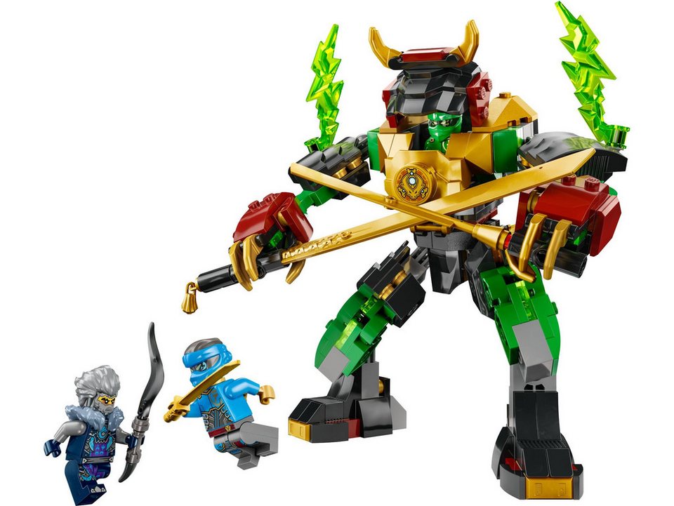 LEGO® LEGO® NINJAGO® 71817 Lloyds Elementarkraft-Mech Konstruktionsspielsteine, (253 St)