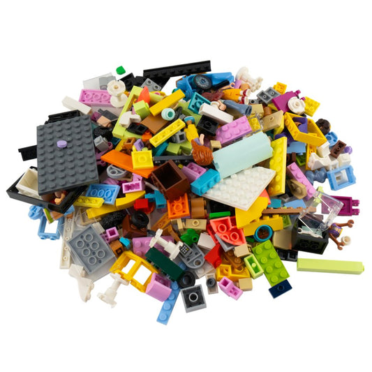 LEGO® LEGO® Original Friends Mix Bunt Gemischt Ergänzungsset NEU! Menge 500x Spielbausteine, (Bausteine, 500 St., Kreativ-Set), Made in Europe