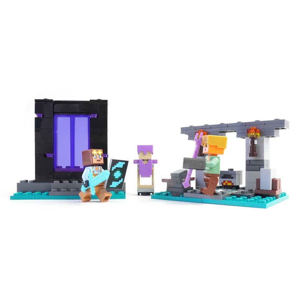 LEGO® LEGO® Original Minecraft Mix Bunt Gemischt NEU! Menge 100x Spielbausteine, (Bausteine, 100 St., Kreativ-Set), Made in Europe